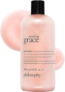 philosophy amazing grace hydrating bath & shower gels - efficiently cleanses, soothes & comforts dry skin - vegan formula
