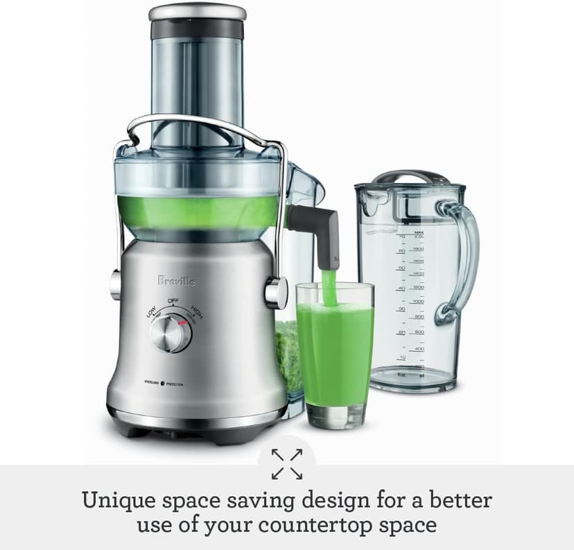 Breville BJE530BSS Juice Fountain Cold Plus, 70 fl oz, Brushed Stainless Steel