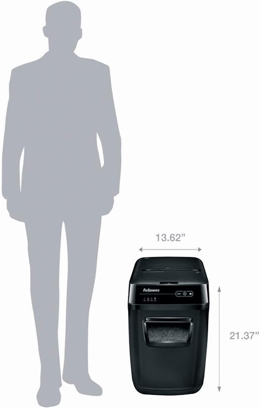 Fellowes AutoMax 150C Cross-Cut 150-Sheet Commercial Paper Shredder with Auto Feed (4694001)