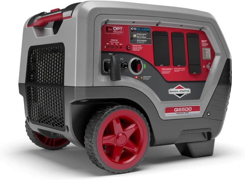 Briggs & Stratton Q6500 Quiet Power Series Inverter Generator | CO Guard, 6500 starting watts