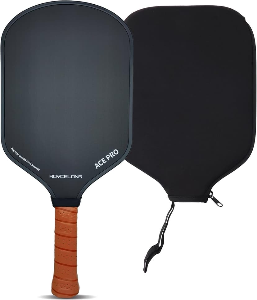 Pickleball Paddles Pickleball Rackets T700 Carbon Fiber Surface Pickle Ball Training Paddle for Beginners to Advanced Players USAPA Compliant 16mm Core Portable Bag