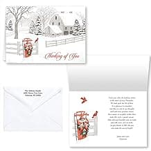 Miles Kimball Thinking of You Christmas Card Set of 20