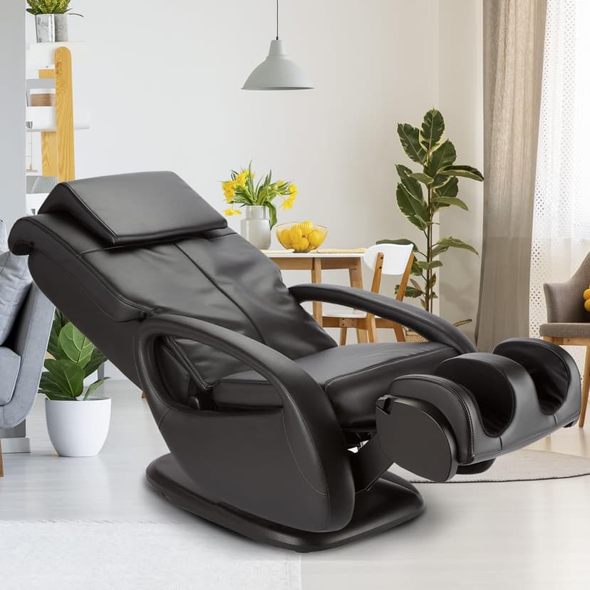Human Touch WholeBody 7.1 Living Room Recliner Massage Chair - Full Body Professional Grade Personal Massage - Relaxation w Heat for Targeted Stress + Muscle Pain Relief with Foot Calf - Black
