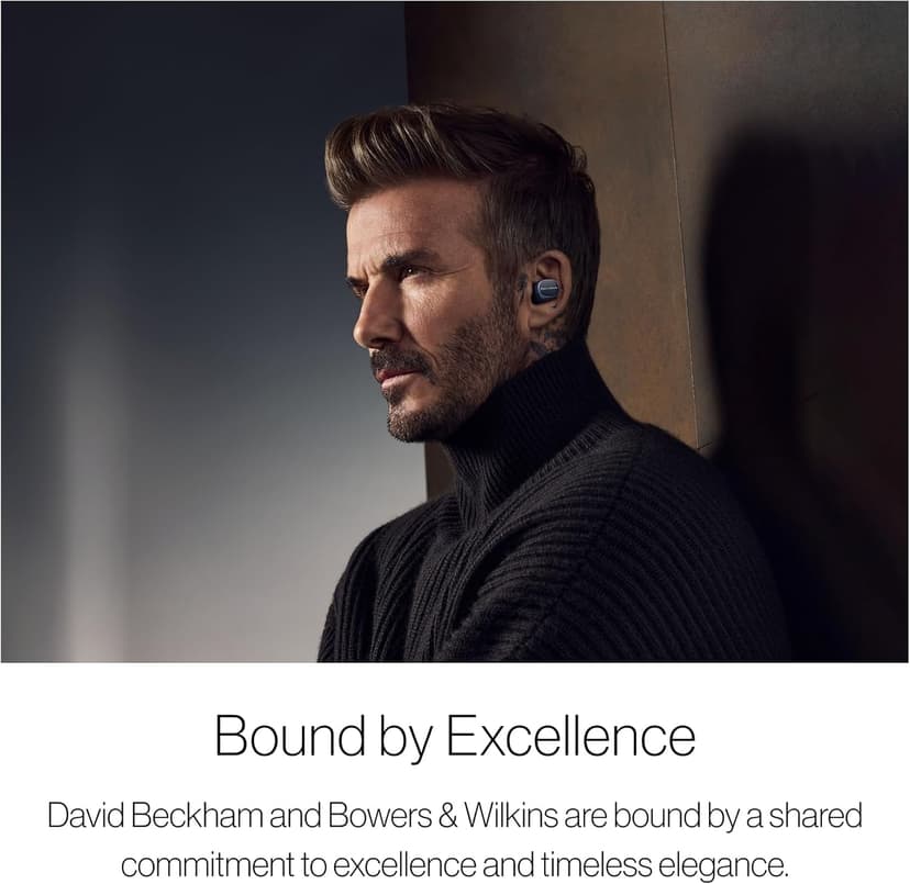Bowers & Wilkins Pi8 Wireless Earbuds (Midnight Blue), in-Ear Bluetooth Earphones with Qualcomm Chipset & aptX Lossless, Active Noise Cancelling Earbuds, 3 Built-in Mics, 15-Min Quick Charging