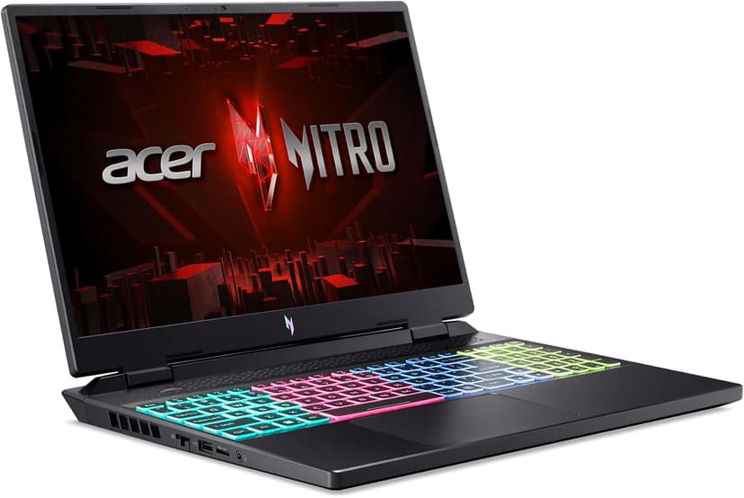 Acer Nitro 16 Gaming Laptop | AMD Ryzen 7 7840HS OctaCore CPU | NVIDIA GeForce RTX 4060 Laptop GPU | 16" WUXGA 165Hz IPS Display | 16GB DDR5 | 512GB Gen 4 SSD | WiFi 6E | RGB Backlit KB | AN16-41-R1WE