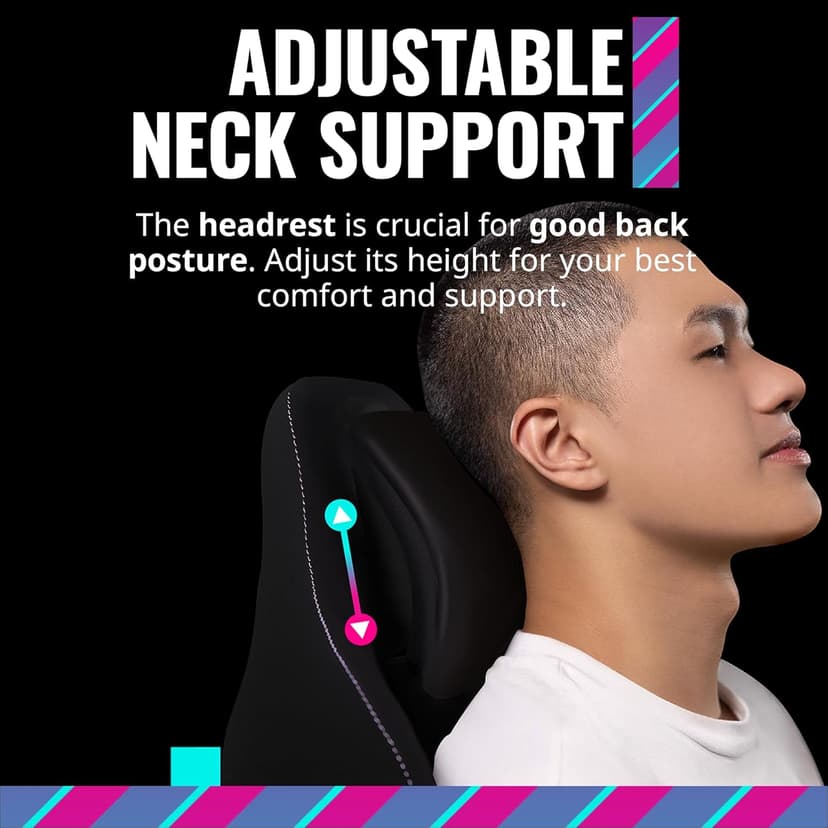 Cooler Master Hybrid 1 Ergonomic Gaming Chair MuscleFlex® Mesh, Cold-Molded Foam, Steel Frame | Aluminum Base. 180 Reclining, Adjustable Lumbar Support | Gas Lift, 360° Swivel for PC Game | Office