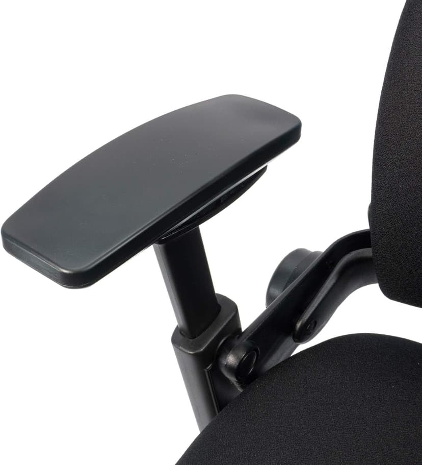 Steelcase Leap V2 Office Chair (Black Fabric) - Remanufactured - 12-Year Warranty (Fully Adjustable, Ergonomic, Furniture for The Workplace and Home Office)