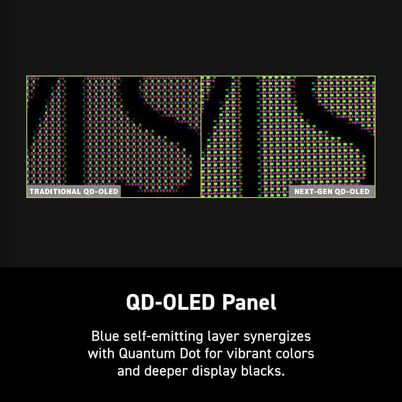 MSI MAG 271QP QD-OLED X24 27-inch 2560 x 1440 (QHD) Gaming Monitor, 240Hz, Adaptive-Synch, HDMI, DisplayPort, VESA Mountable, Tilt, Height Adjustable, Speaker, 0.03ms, Black