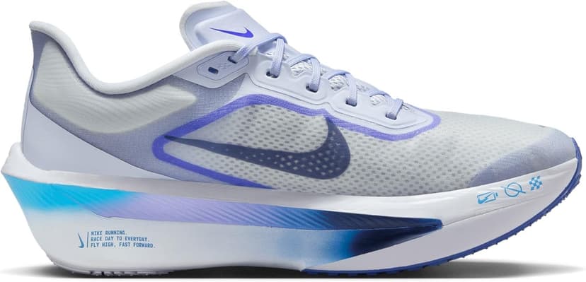 Nike Zoom Fly 6 Men's Road Racing Shoes (FN8454-002, Ghost/Football Grey/Blue Lightning/Blue Void)