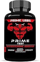 Prime Labs - Men's Testosterone Booster - Stamina, Endurance, & Strength Booster - 60 Caplets