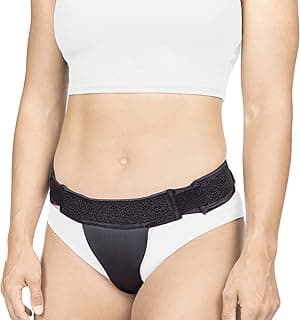 BraceAbility The Pelvic Pro Patented Prolapse Uterus Support Belt Girdle for Women’s Prolapsed for Dropped Bladder, Vulvar Varicosities, Postpartum Recovery, Symphysis Pubis Dysfunction Pain (M)