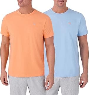 Tommy Bahama Men's Essential 2 Pack T Shirts, Short Sleeve Crew Neck Stretch Jersey Top for Sleep or Lounge