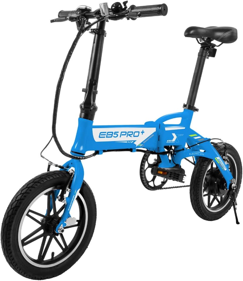 Swagtron Swagcycle EB-5 Plus Folding Electric Bike with Pedals and Removable Battery