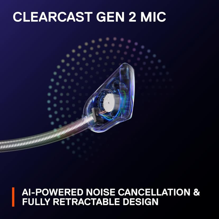 SteelSeries Arctis Nova 7 Wireless Multi-Platform Gaming Headset — Neodymium Magnetic Drivers — 2.4GHz + Mixable Bluetooth — 38Hr USB-C Battery — ClearCast Gen2 AI Mic — PC, PS5, Switch, VR, Mobile