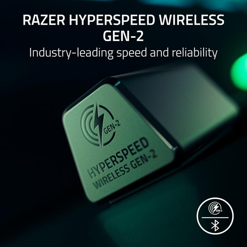 Razer BlackShark V3 Wireless Gaming Headset for PC: 50mm Drivers - Super Wideband Mic - 2.4 GHz, Bluetooth, USB - Works with Mac, PS5, Nintendo Switch, Smartphone - 70 Hr Battery - Black
