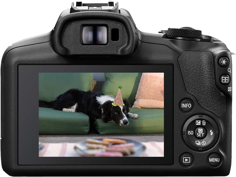 Canon EOS R100 Mirrorless Camera RF-S18-45mm F4.5-6.3 is STM Lens Kit, 24.1 Megapixel CMOS (APS-C) Sensor, 4K Video, RF Mount, Black