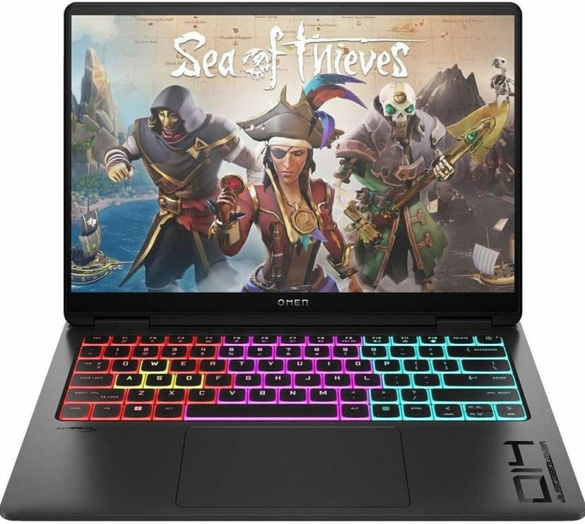 HP OMEN Transcend 14-fb0761nr 14" 2.8K 120Hz OLED Gaming Laptop, Intel Core Ultra 7 155H 1.4GHz, 16GB RAM, 1TB SSD, NVIDIA GeForce RTX 4060 8GB, Windows 11 Home, Shadow Black