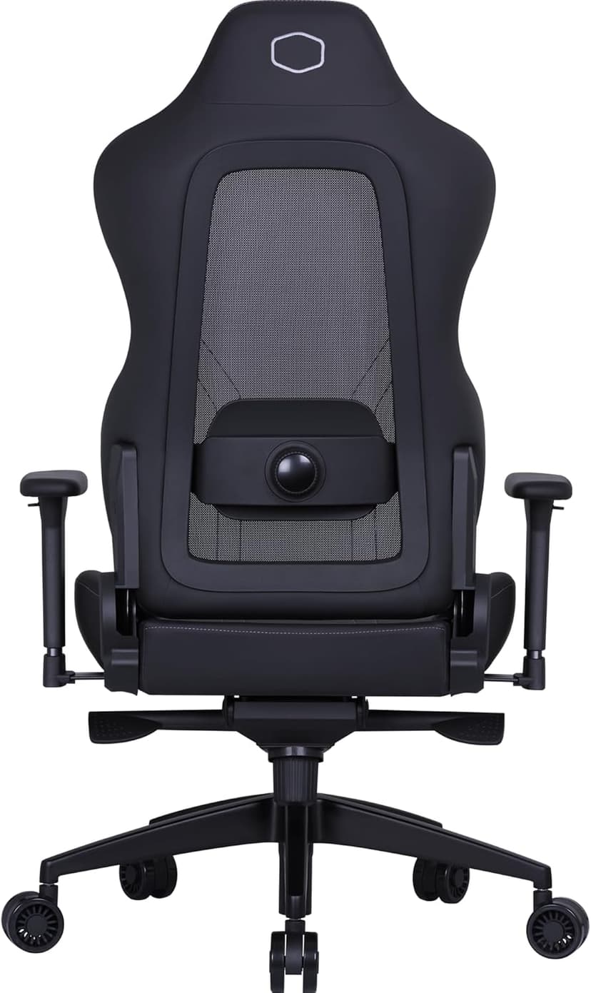 Cooler Master Hybrid 1 Ergonomic Gaming Chair MuscleFlex® Mesh, Cold-Molded Foam, Steel Frame | Aluminum Base. 180 Reclining, Adjustable Lumbar Support | Gas Lift, 360° Swivel for PC Game | Office
