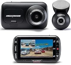 Nextbase 320XR 1080p Dash Cam with Parking Mode & Rear Window Cam - Night Vision Dash Cam Front and Rear, Automatic Loop Recording, File Protection, Reliable Motion Activated Car Camera