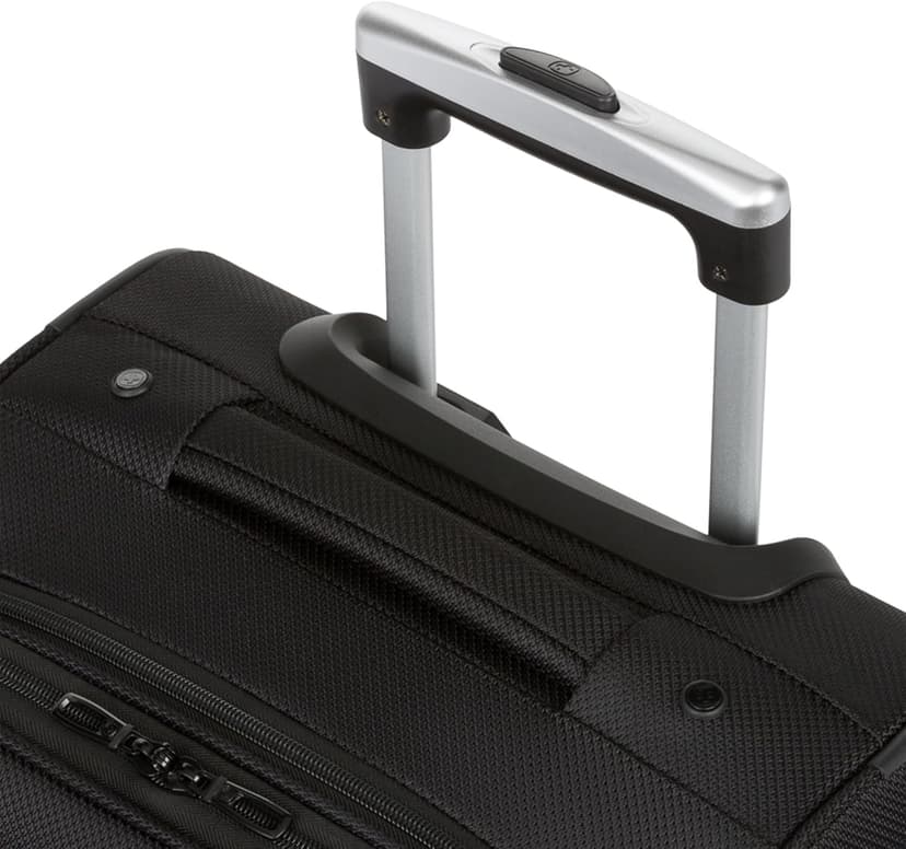 SwissGear Sion Softside Expandable Luggage, Black, Carry-On 21-Inch