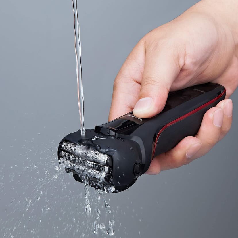 Panasonic Hybrid Wet Dry Shaver, Trimmer & Detailer with Two Adjustable Trim Attachments, Pop-up Precision Detail Trimmer & Shave Sensor Technology, Cordless Razor for Men, ES-LL41-K, Black