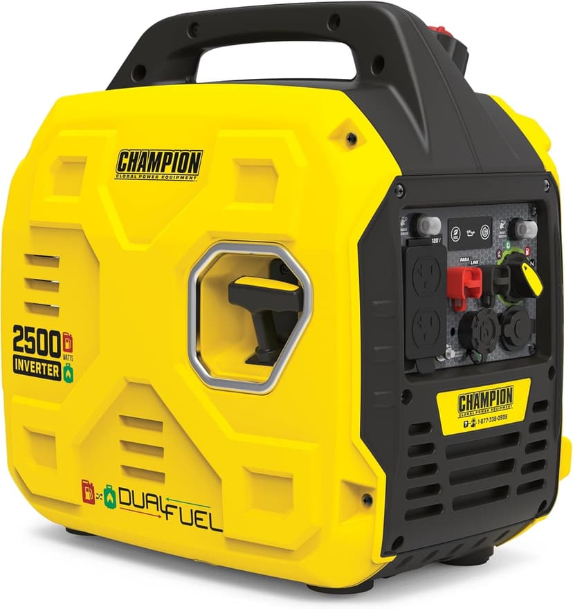 Champion Power Equipment 2500-Watt Ultralight Portable Dual Fuel Inverter Generator
