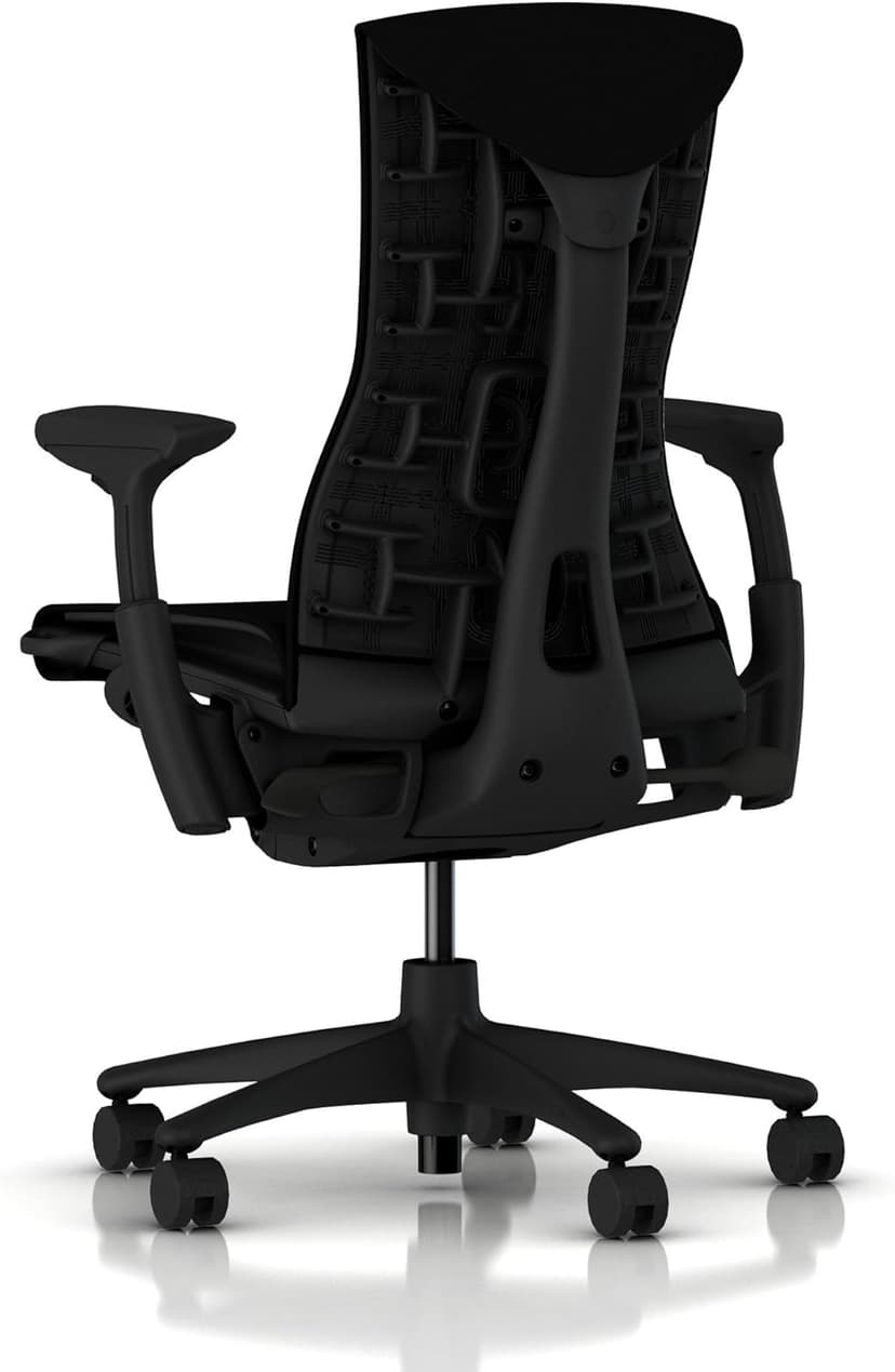 Herman Miller Embody Ergonomic Office Chair | Fully Adjustable Arms and Carpet Casters | Black Rhythm