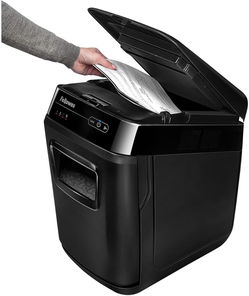 Fellowes AutoMax 150C Cross-Cut 150-Sheet Commercial Paper Shredder with Auto Feed (4694001)