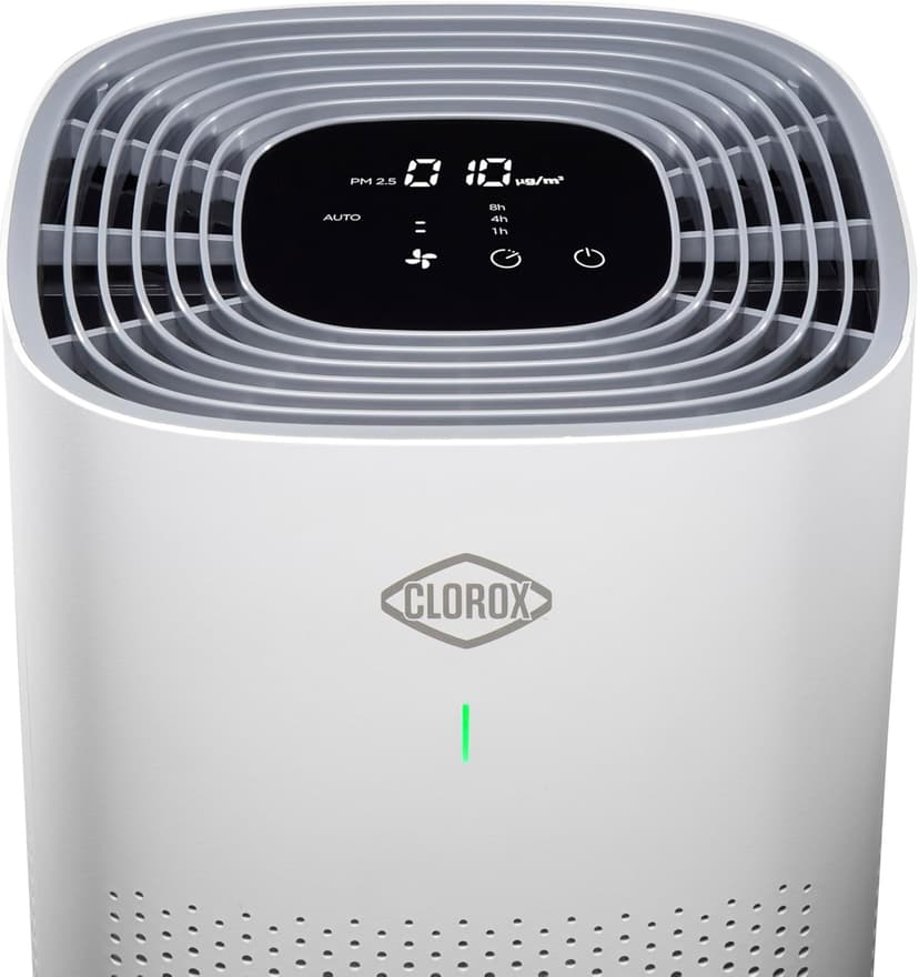 Clorox Air Purifiers for Home, True HEPA Filter, Large Rooms up to 1,500 Sq Ft, Removes 99.9% of Mold, Viruses, Wildfire Smoke, Allergens, Pet Allergies, Dust, AUTO Mode, Whisper Quiet