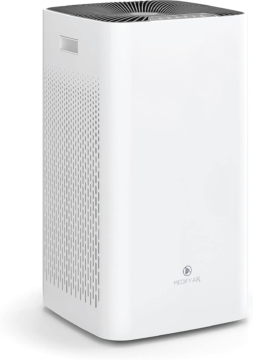 Medify MA-112 Air Purifier with True HEPA H13 Filter | 2,640 ft² Coverage in 1hr for Smoke, Wildfires, Odors, Pollen, Pets | Removal to 0.1 Microns | White, 1-Pack