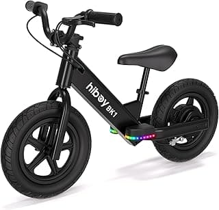 Hiboy Electric Balance Bike for Kids, 12-Inch Tires, 5.6/9 mph, Adjustable Seat, Up to 4.9 Miles, Electric Bike for Kids Ages 3–5