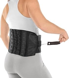 BraceAbility Lumbar Support Belt for Lower Back Pain - Corset Brace for Men and Women, Scoliosis, Sciatica, Spinal Stenosis, Herniated Disc Relief - FSA Eligible, Fits 28" - 60" Waist