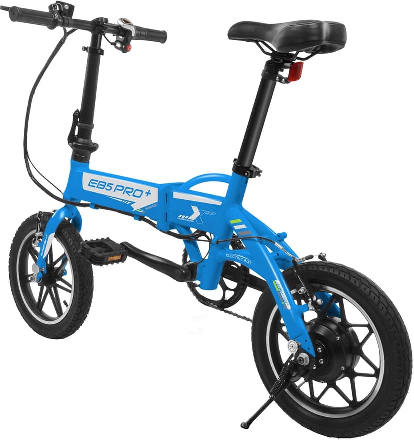Swagtron Swagcycle EB-5 Plus Folding Electric Bike with Pedals and Removable Battery