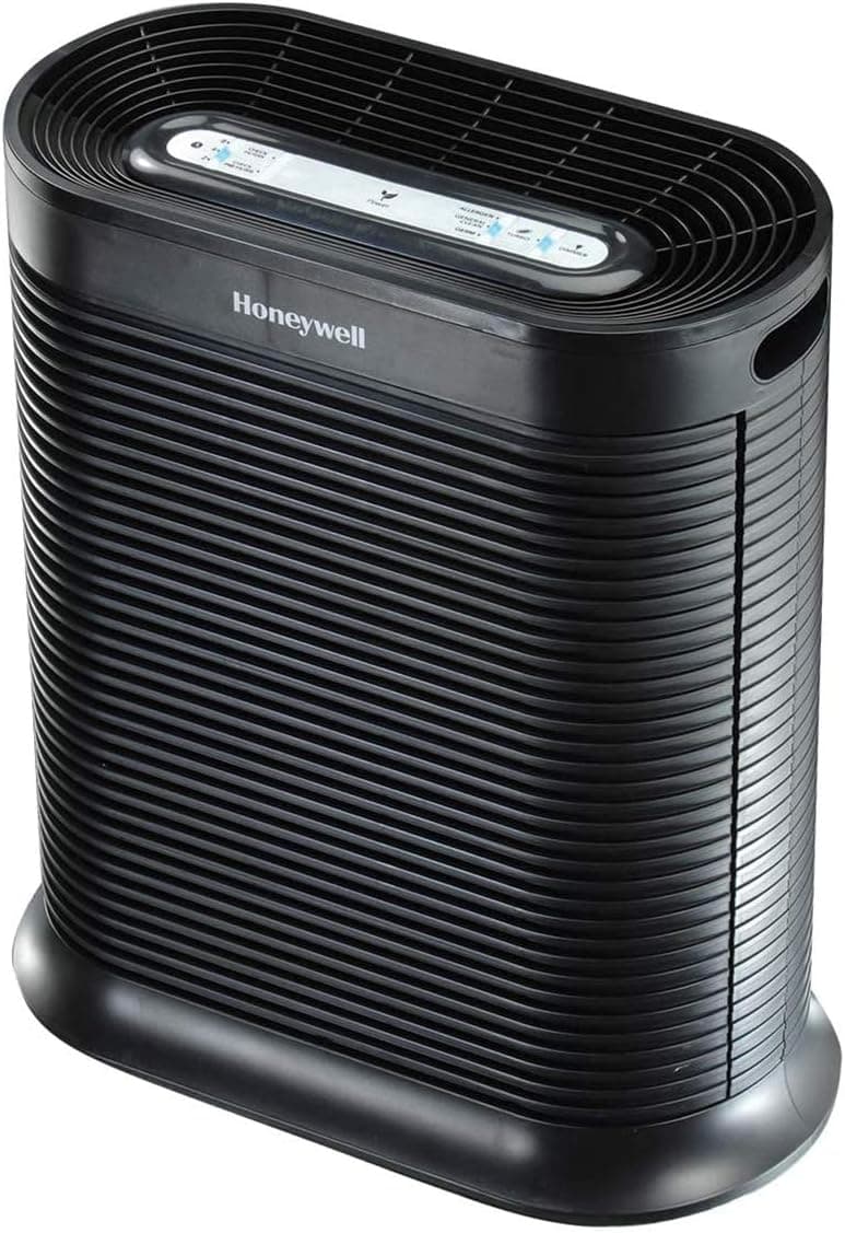 Honeywell HPA300 HEPA Air Purifier for Extra Large Rooms - Microscopic Airborne Allergen+ Dust Reducer, Cleans Up To 2250 Sq Ft in 1 Hour - Wildfire/Smoke, Pollen, Pet Dander – Black