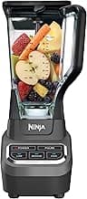 Ninja Professional Blender 1000W, Total Crushing Technology- Smoothies, Ice Crushing & Frozen Fruit, Full-Size Countertop Blender, 72-oz. Pitcher, Black & Grey, BL610