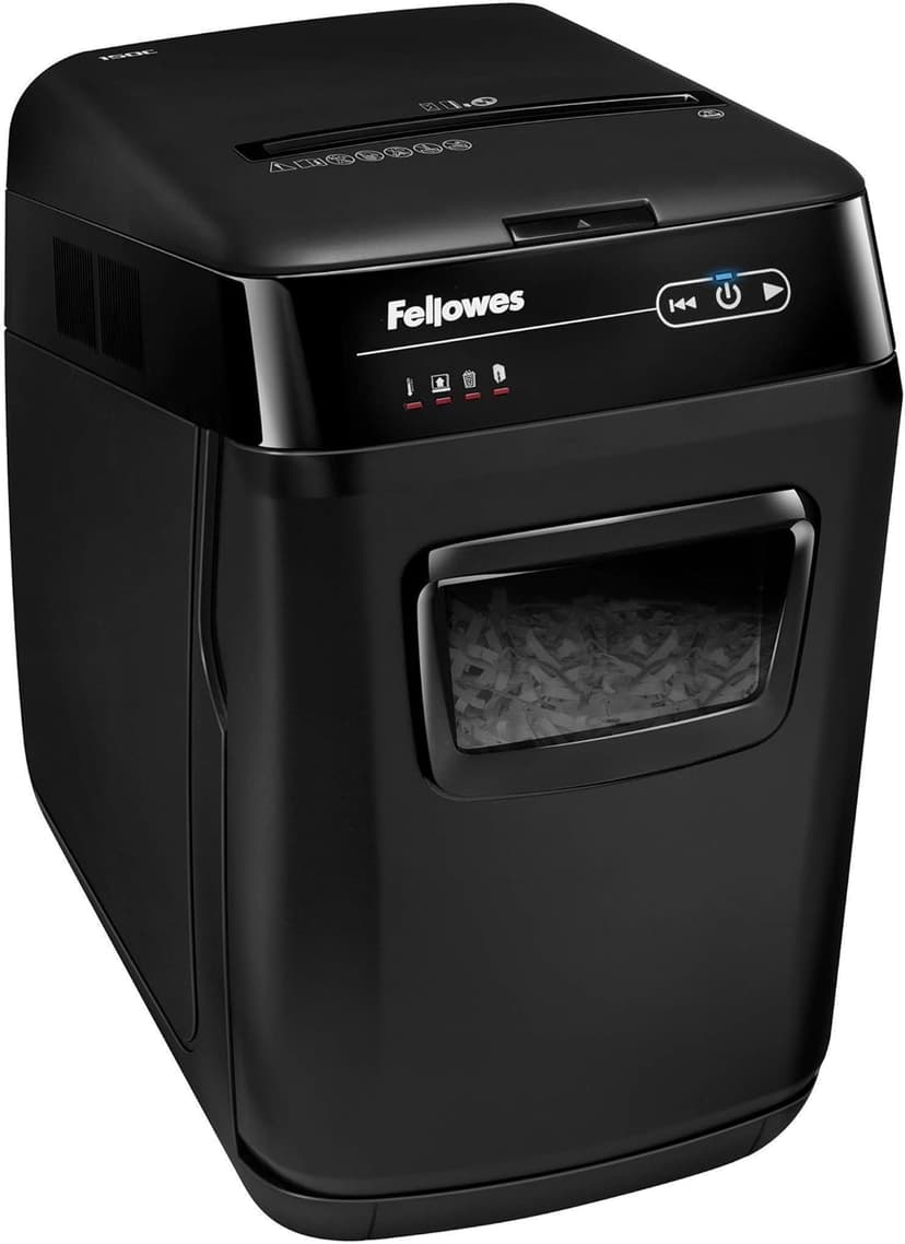 Fellowes AutoMax 150C Cross-Cut 150-Sheet Commercial Paper Shredder with Auto Feed (4694001)