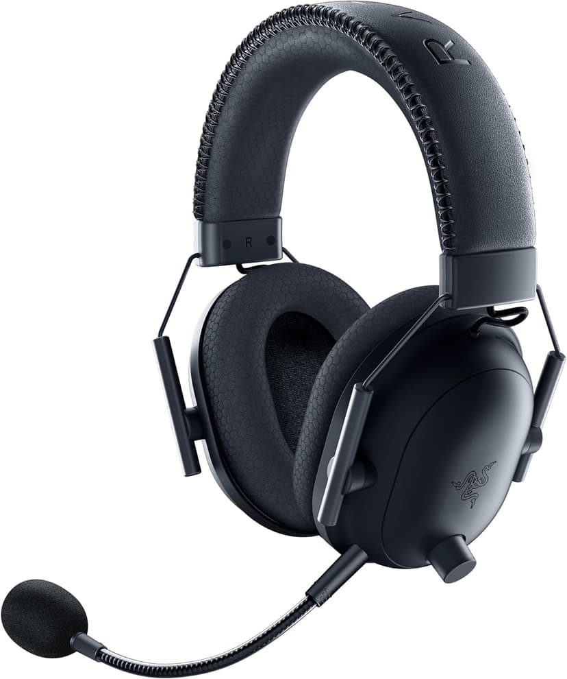 Razer BlackShark V2 Pro Wireless Gaming Headset 2023 Edition: Detachable Mic - Pro-Tuned FPS Profiles - 50mm Drivers - Noise-Isolating Earcups w/Ultra-Soft Memory Foam - 70 Hr Battery Life - Black