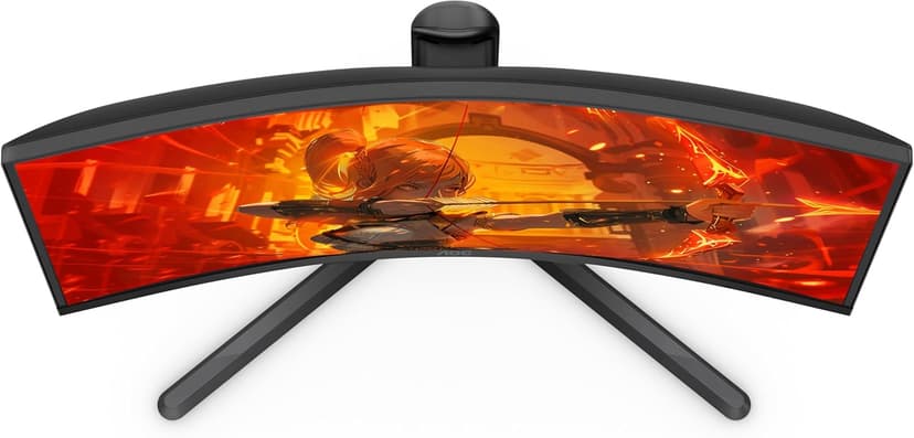 AOC CQ27G3Z 27" Curved Gaming Monitor, QHD 2K 2560x1440, 1000R VA, 240Hz 0.5ms, FreeSync Premium, Height Adjustable Stand, Xbox PS5 Switch, 3-Year Zero-Bright-dot,Black