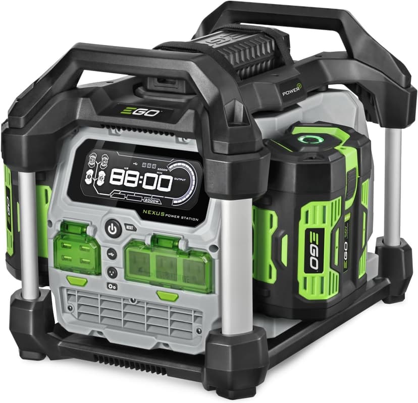 EGO Power+ PST3042 Nexus Portable Power Station for Indoor and Outdoor Use Two 7.5Ah Battery Included, Black