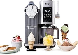 Ninja CREAMi Scoop & Swirl Ice Cream and Soft Serve Maker, Sorbet, Milkshake, Frozen Yogurt, Low Calories Program & More, 13-in-1, Soft Serve Handle & (2) CREAMi 2-in-1 16oz Pints, NC701