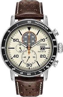 Citizen Citizen Men's Eco-Drive Weekender Brycen Chronograph Watch in Stainless Steel