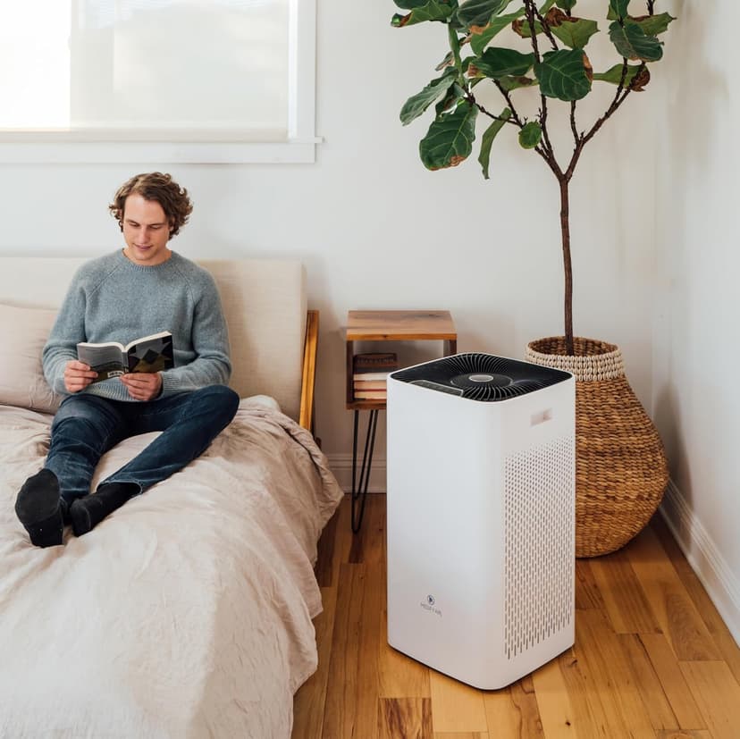 Medify MA-112 Air Purifier with True HEPA H13 Filter | 2,640 ft² Coverage in 1hr for Smoke, Wildfires, Odors, Pollen, Pets | Removal to 0.1 Microns | White, 1-Pack