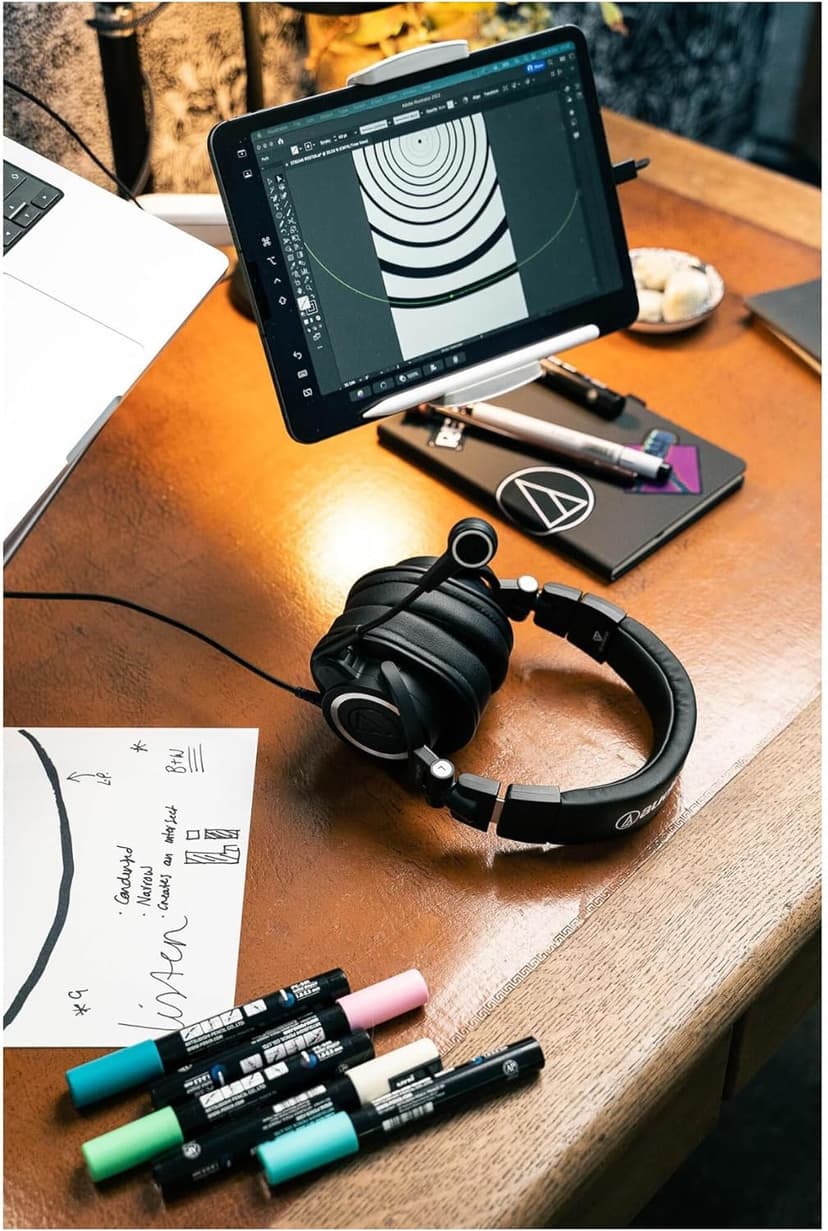 Audio-Technica ATH-M50xSTS-USB StreamSet Streaming Headset,Black