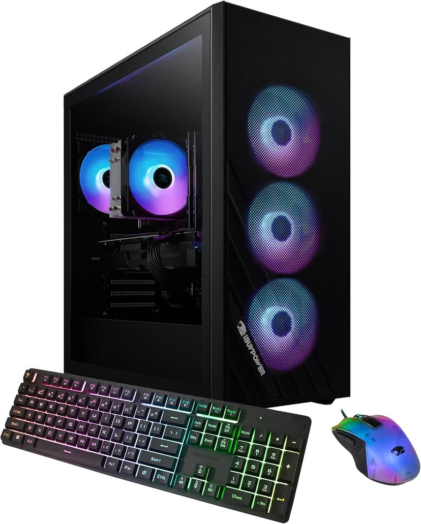 iBUYPOWER Scale Gaming PC Desktop Computer Intel Core Ultra 5 225F CPU, NVIDIA GeForce RTX 4060 8GB GPU, 16GB DDR5 Non-RGB 5200MHz RAM, 1TB NVMe SSD, Windows 11 Home, Gamer Keyboard, Mouse- SCI5N4602