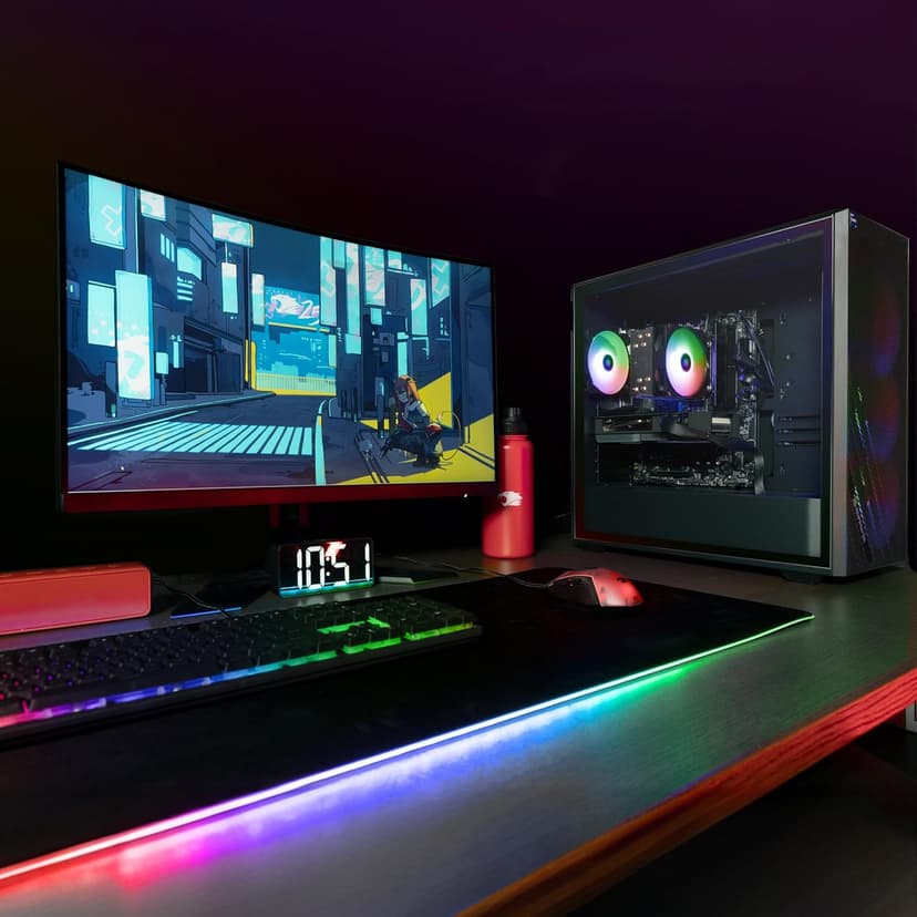 iBUYPOWER Scale Gaming PC Desktop Computer Intel Core Ultra 5 225F CPU, NVIDIA GeForce RTX 4060 8GB GPU, 16GB DDR5 Non-RGB 5200MHz RAM, 1TB NVMe SSD, Windows 11 Home, Gamer Keyboard, Mouse- SCI5N4602