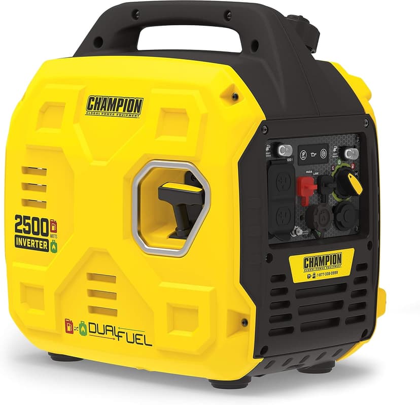Champion Power Equipment 2500-Watt Ultralight Portable Dual Fuel Inverter Generator