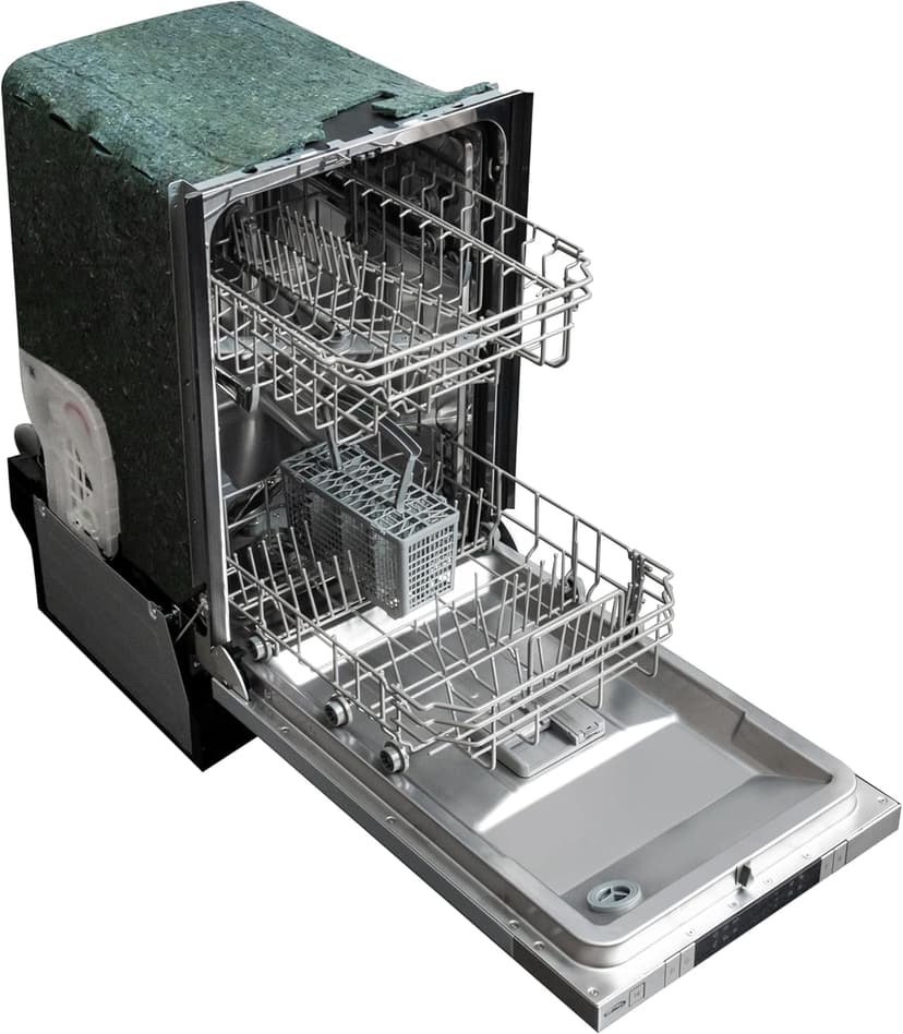 KoolMore KM-DW1852-PR 18 in. ADA Panel Ready with 8 Place Settings 52 DB Dishwasher in Stainless-Steel, UL and Energy Star Certified
