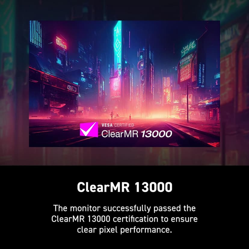 MSI MAG 271QP QD-OLED X24 27-inch 2560 x 1440 (QHD) Gaming Monitor, 240Hz, Adaptive-Synch, HDMI, DisplayPort, VESA Mountable, Tilt, Height Adjustable, Speaker, 0.03ms, Black