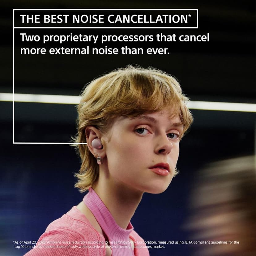 Sony WF-1000XM5 The Best Truly Wireless Bluetooth Noise Canceling Earbuds & in-Ear Headphones with Alexa Built-in, Black
