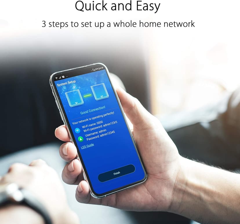ASUS ZenWiFi AX6600 Tri-Band Mesh WiFi 6 System (XT8 2PK) - Whole Home Coverage up to 5500 sq.ft & 6+ rooms, AiMesh, Included Lifetime Internet Security, Easy Setup, 3 SSID, Parental Control, White